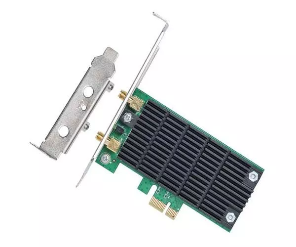 Tarjeta de red PCI-E Wifi Archer T4E Dual Band ac1200 2 antenas desmontables TP-Link