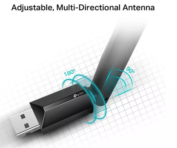 Tarjeta de red USB Wifi Archer T2U Plus Dual Band AC600 TP-Link