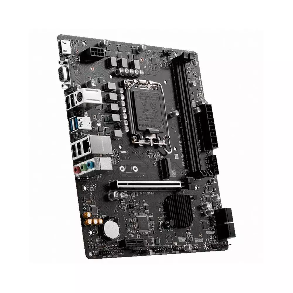 Placa base MSI Pro H610M-E / Socket 1700 / 2xDDR4 / MATX / 12-13-14th Gen. / VGA-HDMI / 911-7D48-007 / 911-7D48-038 / 911-7D48-062
