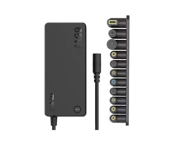 Cargador para port&aacute;til universal autom&aacute;tico 65W / 11 conectores / 1.2m / AT963 / Mtk