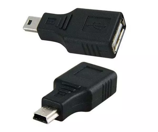 Adaptador Mini USB macho a USB hembra / ausb-miniusb