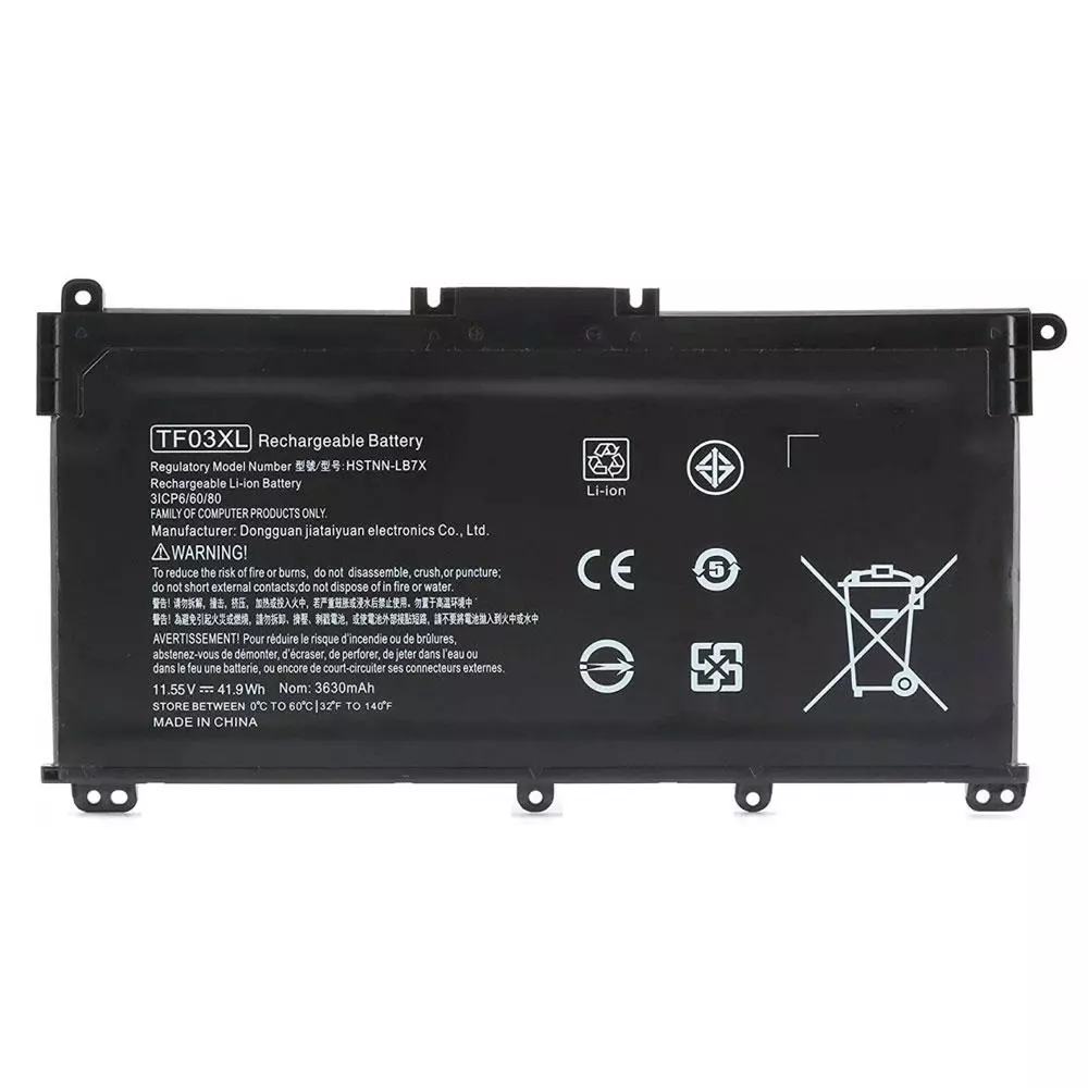 Bater&iacute;a compatible para port&aacute;til HP TF03XL 11.55V