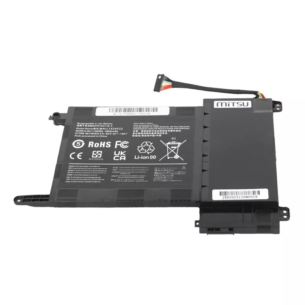 Bater&iacute;a compatible para port&aacute;til LENOVO Y700 14.8V 4050mAh Mitsu
