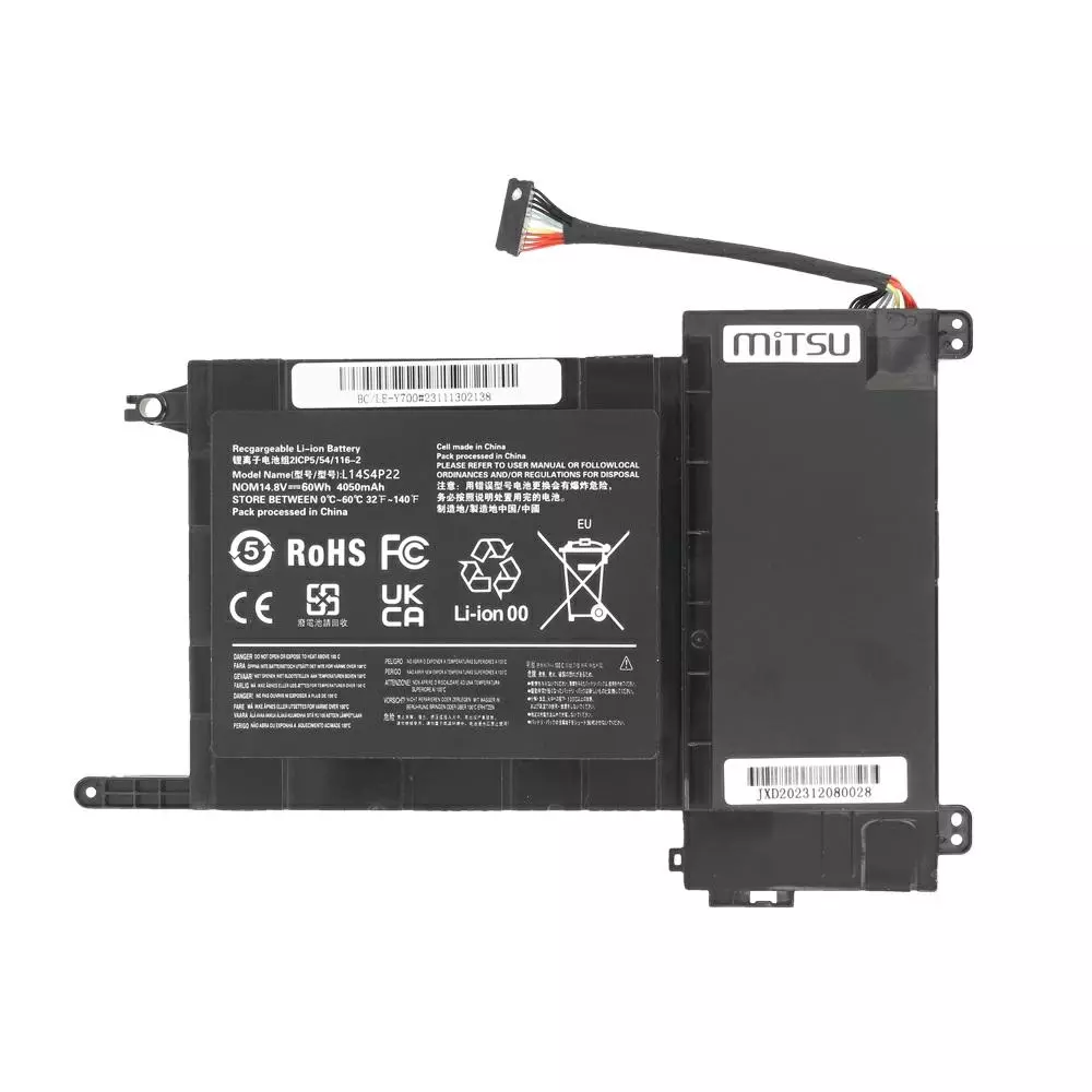 Bater&iacute;a compatible para port&aacute;til LENOVO Y700 14.8V 4050mAh Mitsu