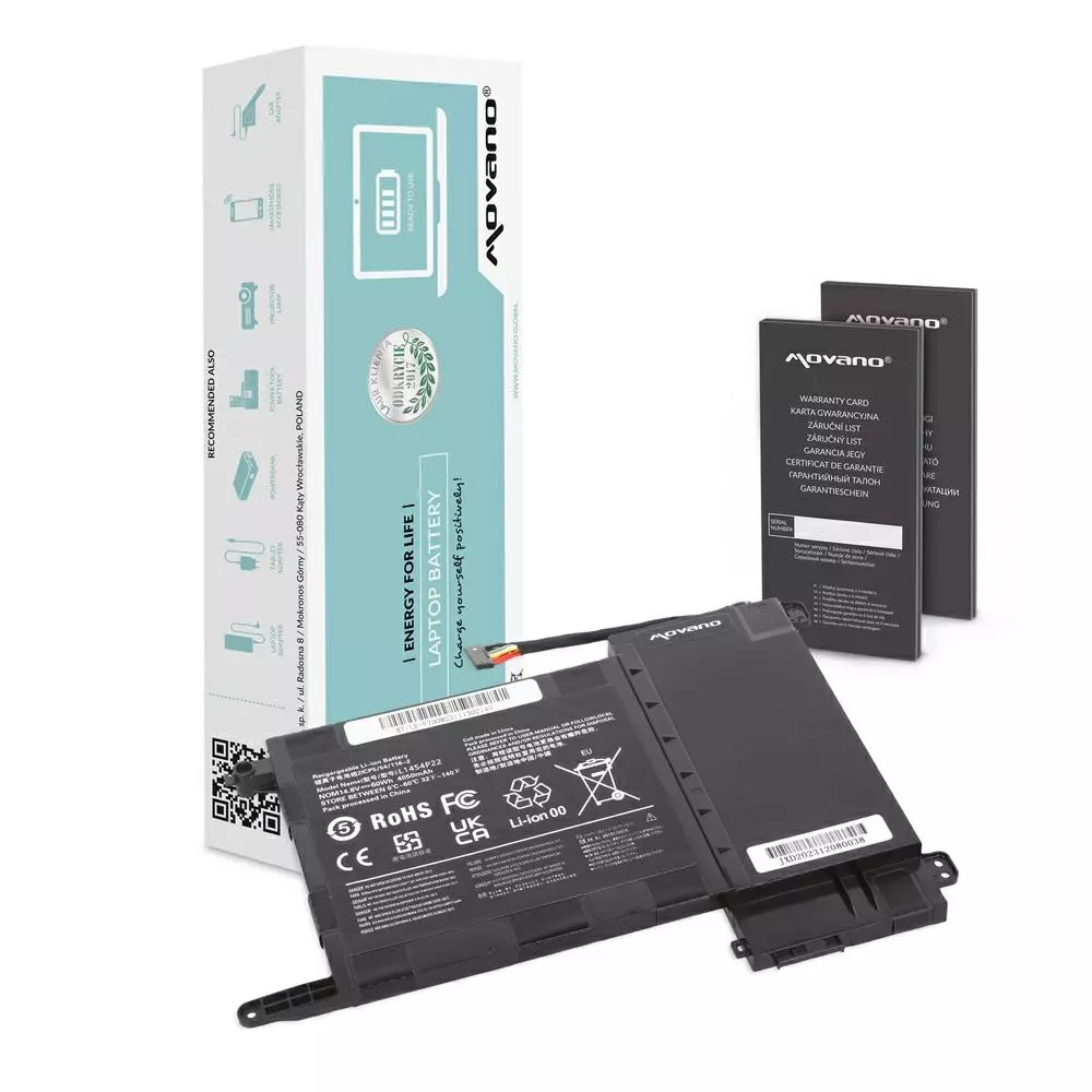Bater&iacute;a compatible para port&aacute;til LENOVO Y700 14.8V 4050mAh Movano