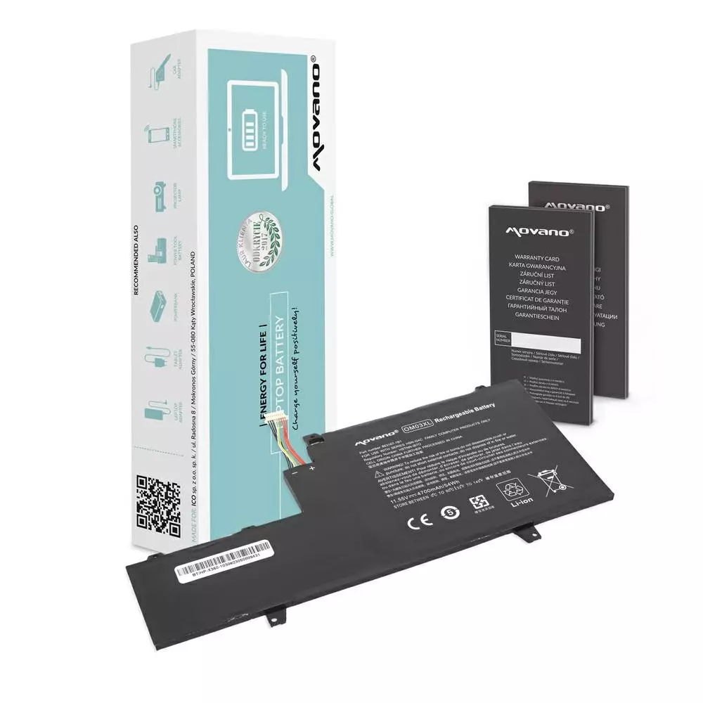 Bater&iacute;a compatible para port&aacute;til HP OM03XL 11.55V 4700mAh Movano