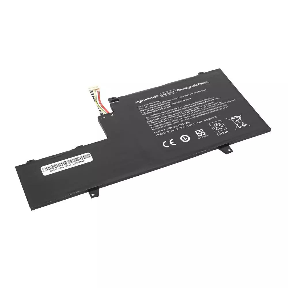 Bater&iacute;a compatible para port&aacute;til HP OM03XL 11.55V 4700mAh Movano