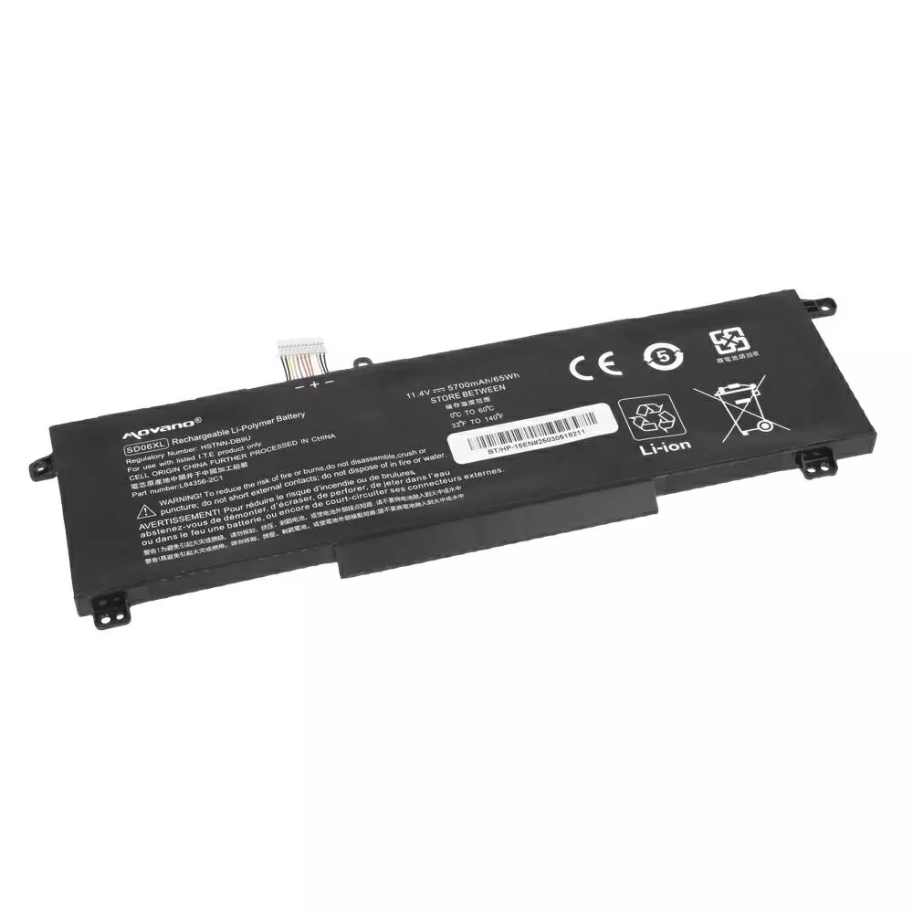 Bater&iacute;a compatible para port&aacute;til HP SD06XL 11.4V 5700mAh Movano