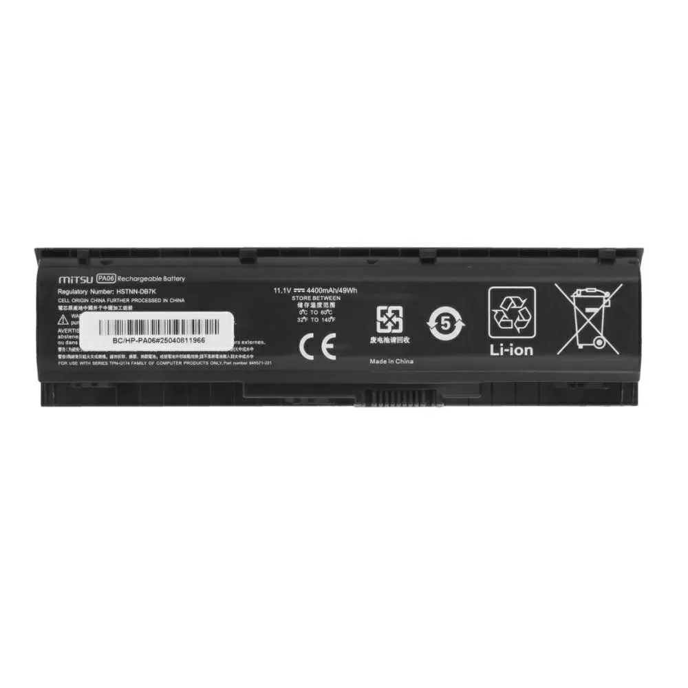 Bater&iacute;a compatible para port&aacute;til HP PA06 11.1V 4400mAh Mitsu