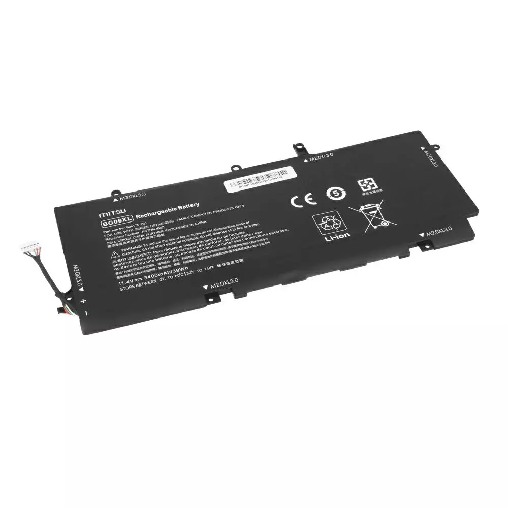 Bater&iacute;a compatible para port&aacute;til HP BG06XL 11.4V 3400mAh Mitsu