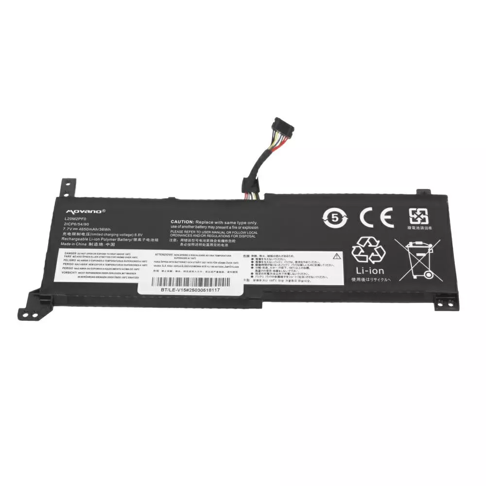 Bater&iacute;a compatible para port&aacute;til LENOVO L20C2PF0 7.7V 4650mAh Movano