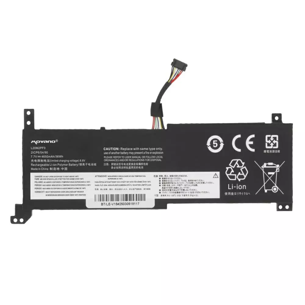 Bater&iacute;a compatible para port&aacute;til LENOVO L20C2PF0 7.7V 4650mAh Movano