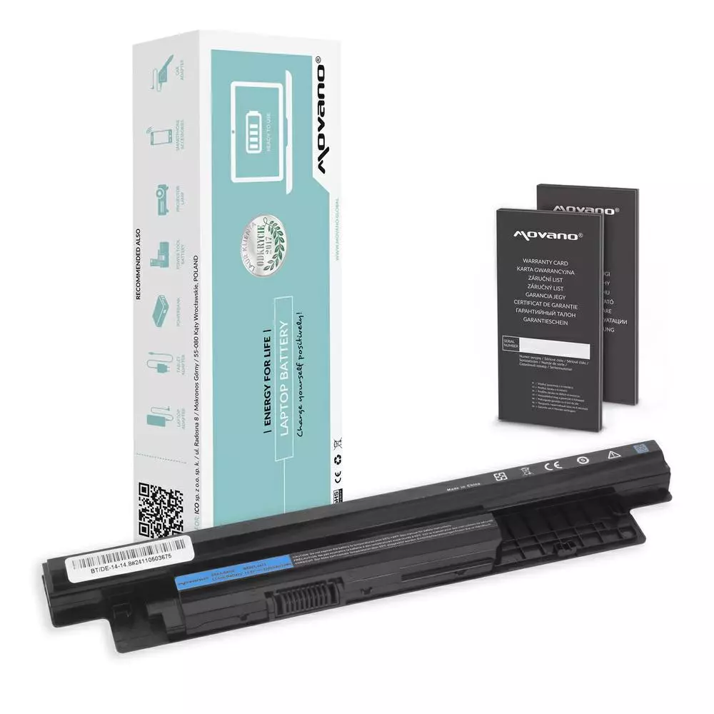 Bater&iacute;a compatible para port&aacute;til DELL Inspiron 14/15/17 11.1V 4400 mAh Movano