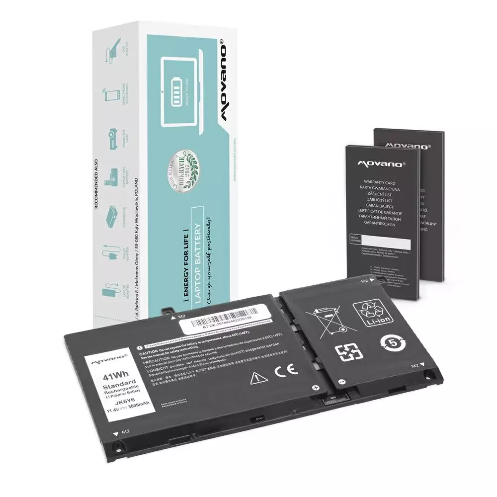 Bater&iacute;a compatible para port&aacute;til DELL Latitude 15 3510 11.4V 3600 mAh Movano