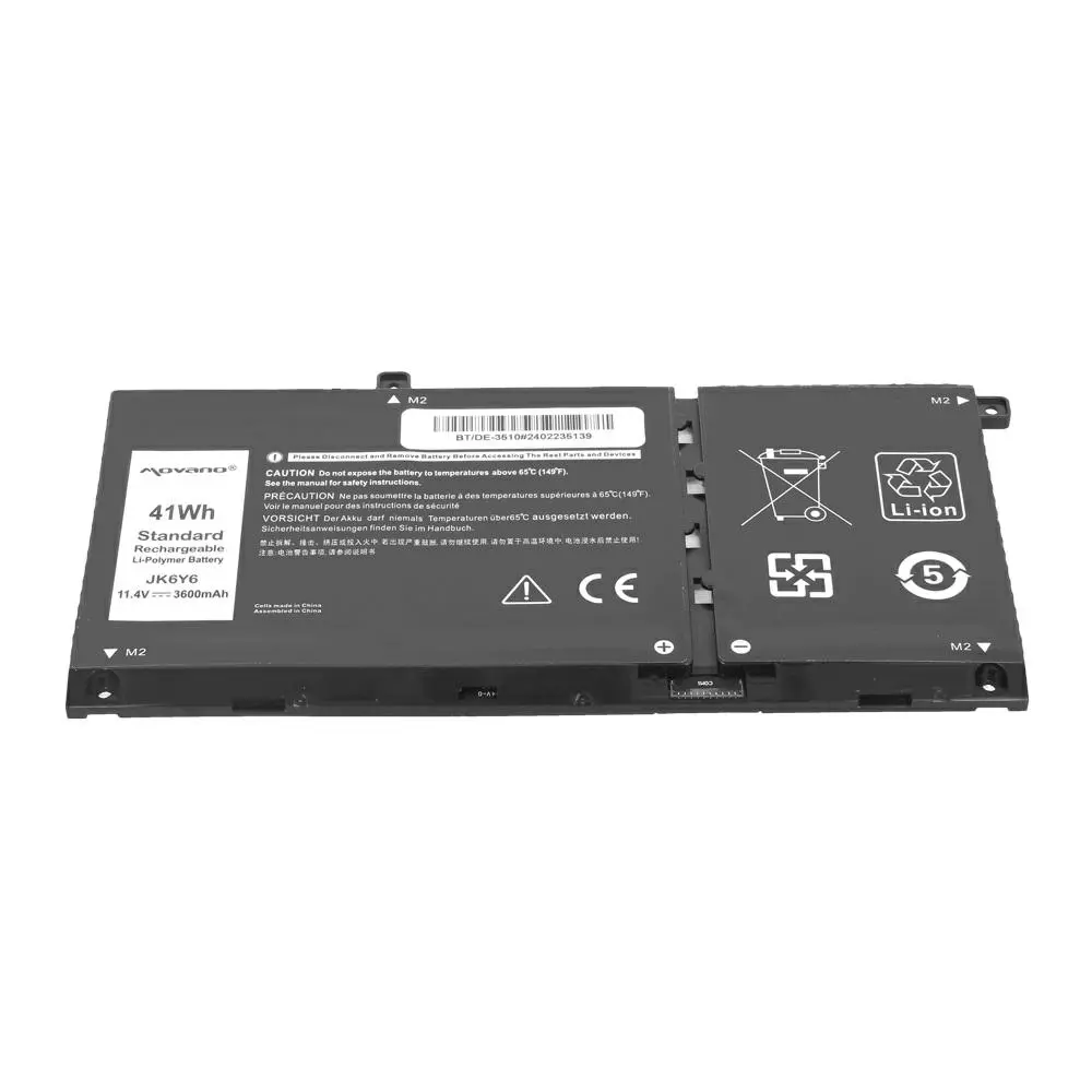Bater&iacute;a compatible para port&aacute;til DELL Latitude 15 3510 11.4V 3600 mAh Movano