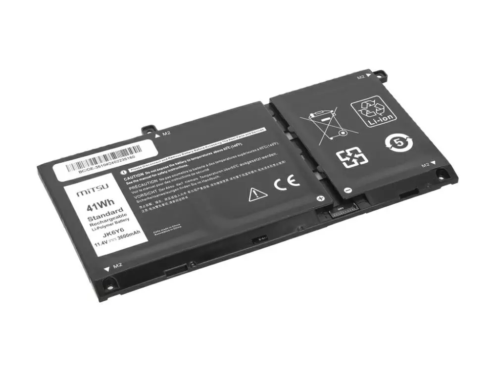 Bater&iacute;a compatible para port&aacute;til DELL Latitude 15 3510 11.4V 3600 mAh Mitsu