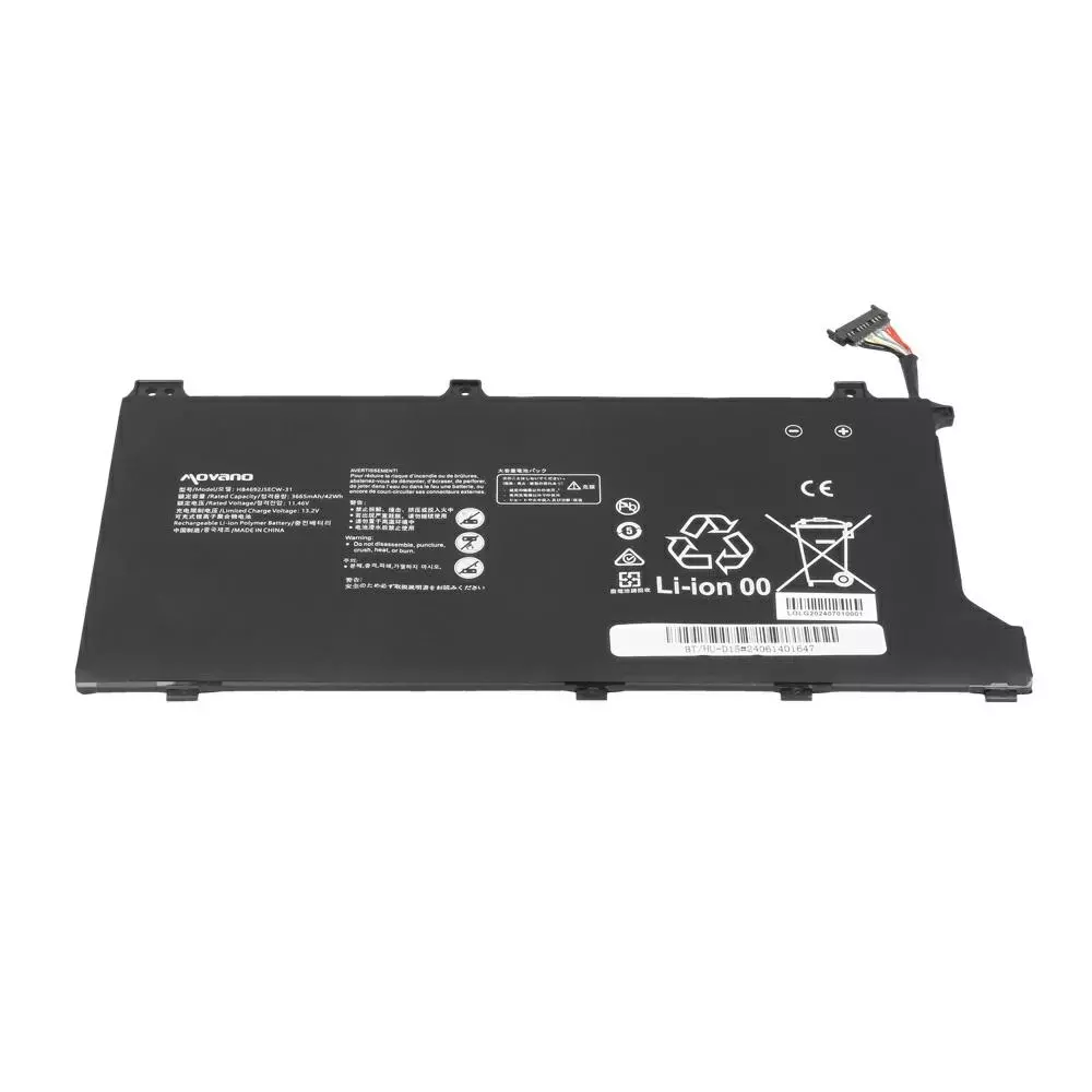 Bater&iacute;a compatible para port&aacute;til HUAWEI Matebook D15 11.46V 3665 mAh Movano