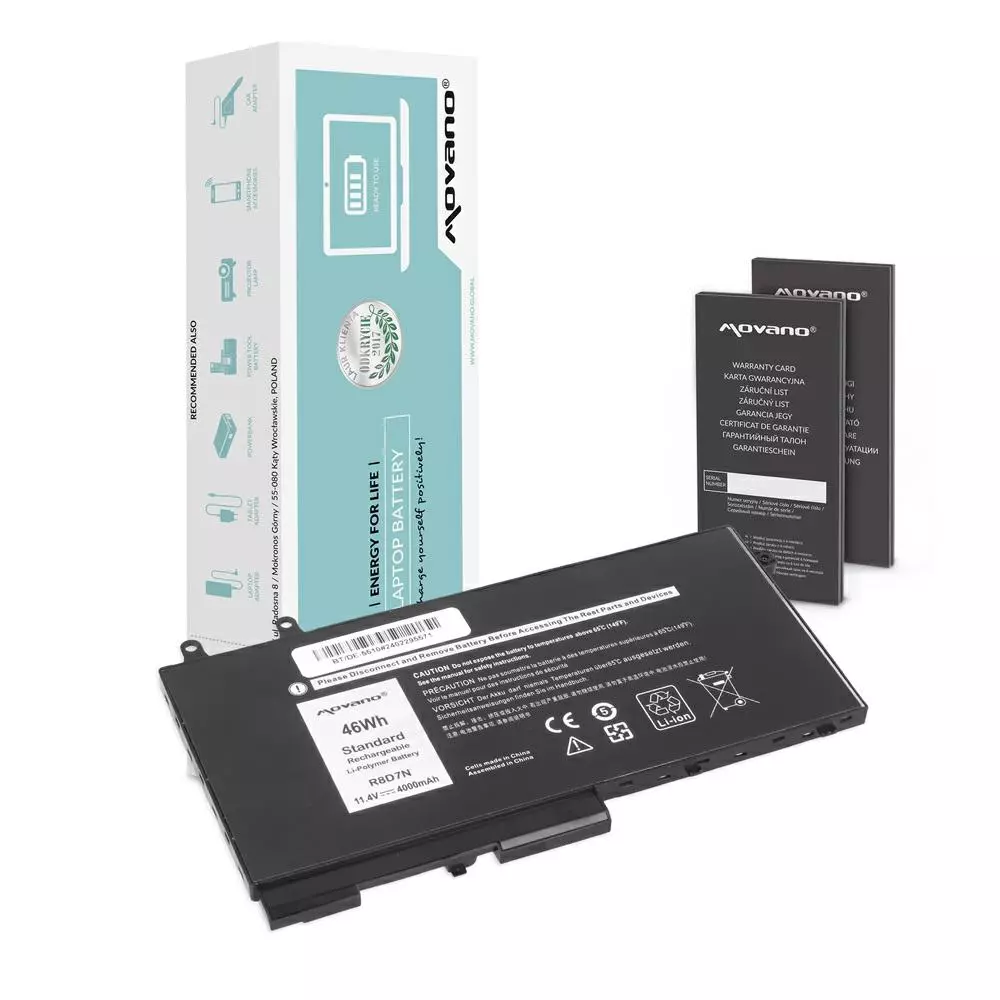 Bater&iacute;a compatible para port&aacute;til DELL Latitude 5400 11.4V 4000 mAh Movano
