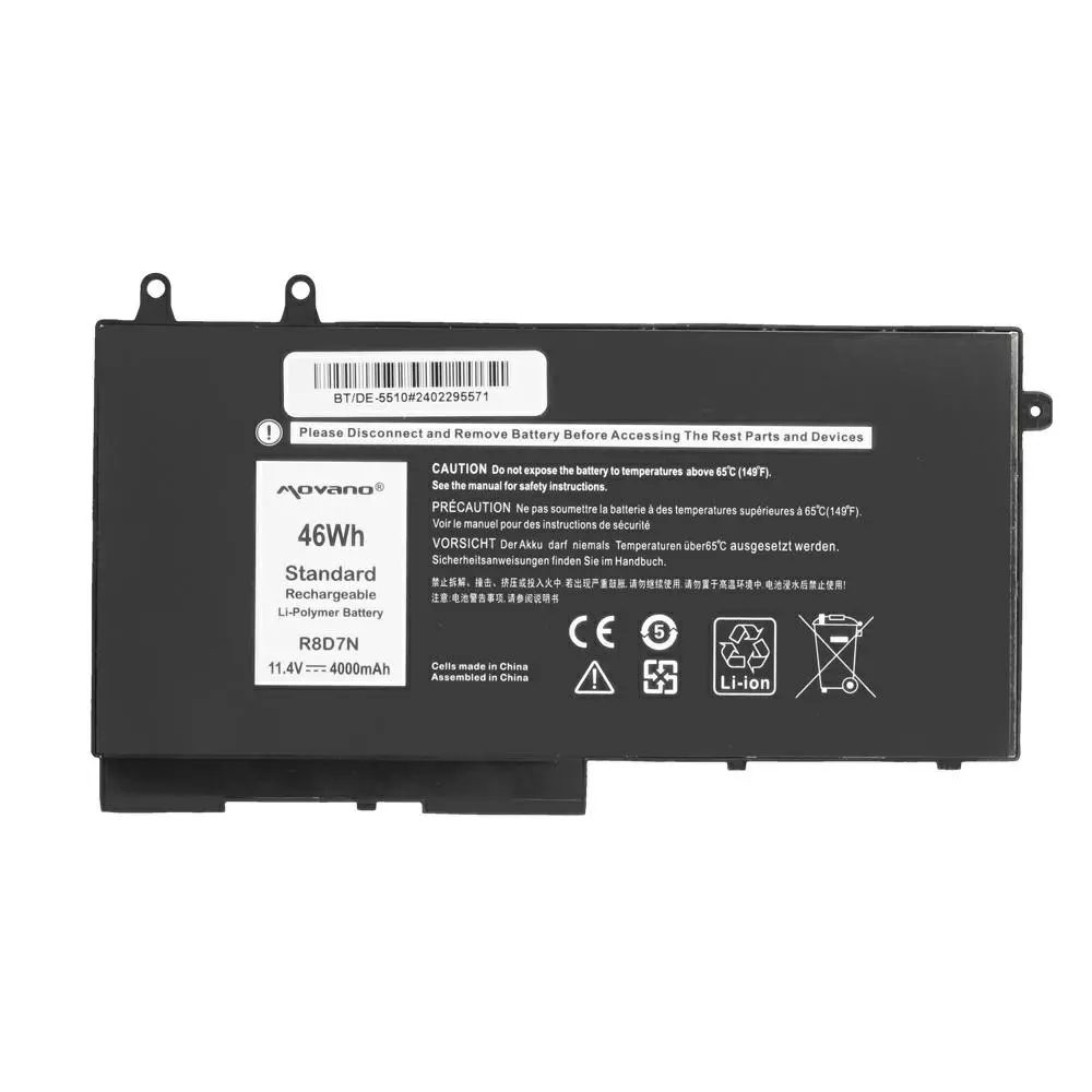 Bater&iacute;a compatible para port&aacute;til DELL Latitude 5400 11.4V 4000 mAh Movano