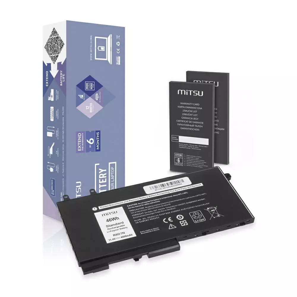 Bater&iacute;a compatible para port&aacute;til DELL Latitude 5400 11.4V 4000 mAh Mitsu