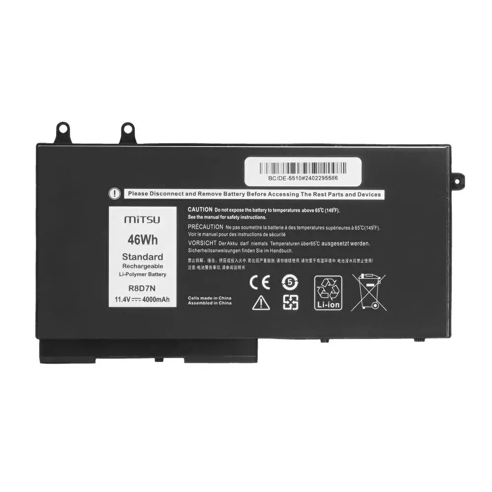 Bater&iacute;a compatible para port&aacute;til DELL Latitude 5400 11.4V 4000 mAh Mitsu
