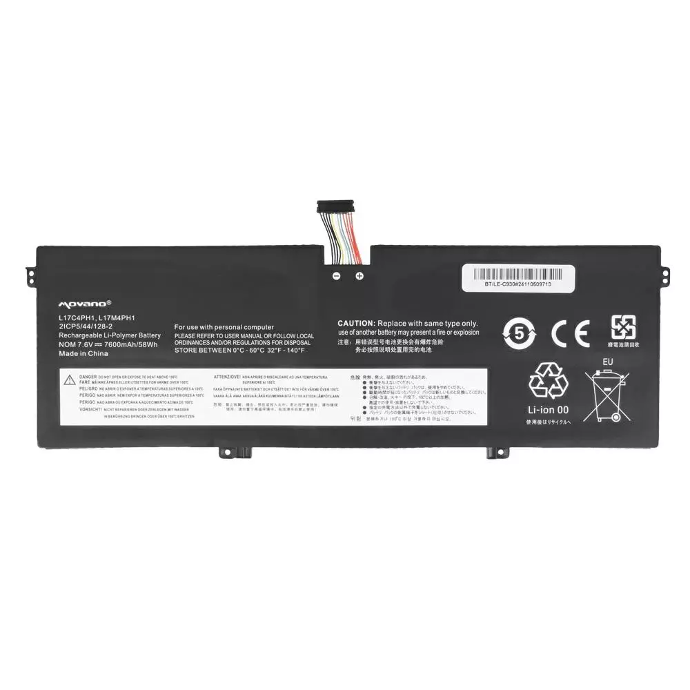 Bater&iacute;a compatible para port&aacute;til LENOVO L17C4PH1 7.6V 7600mAh Movano