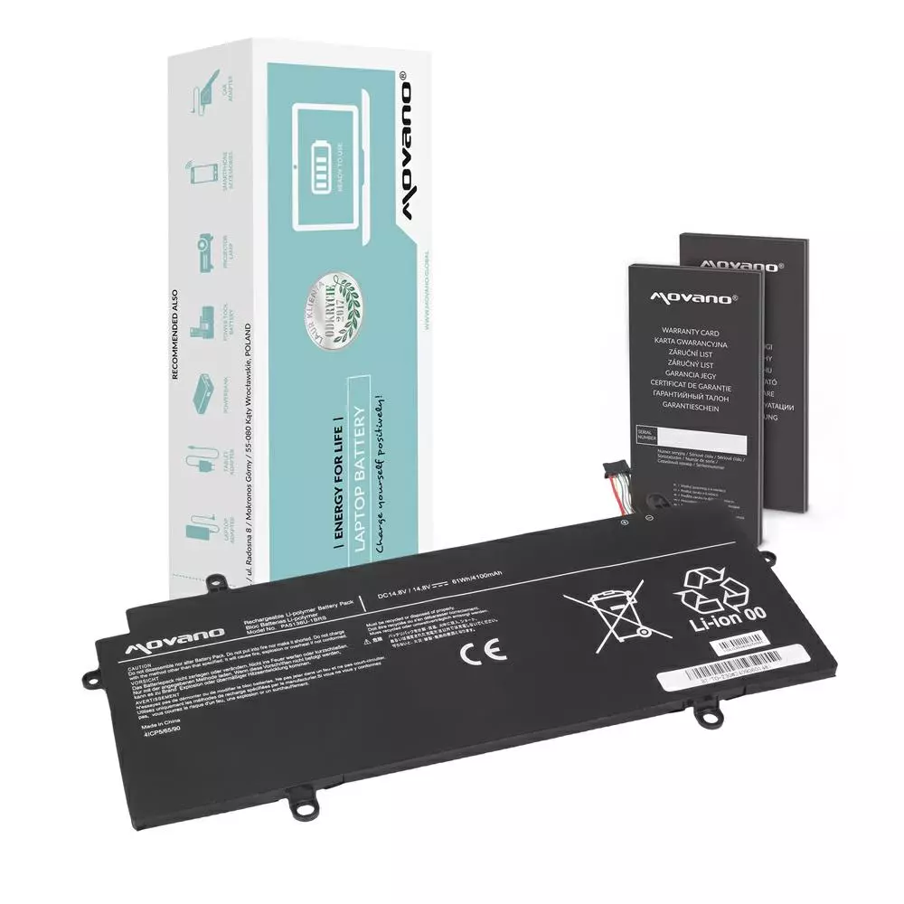 Bater&iacute;a compatible para port&aacute;til TOSHIBA PA5136U-1BRS 14.8V 4100mAh Movano