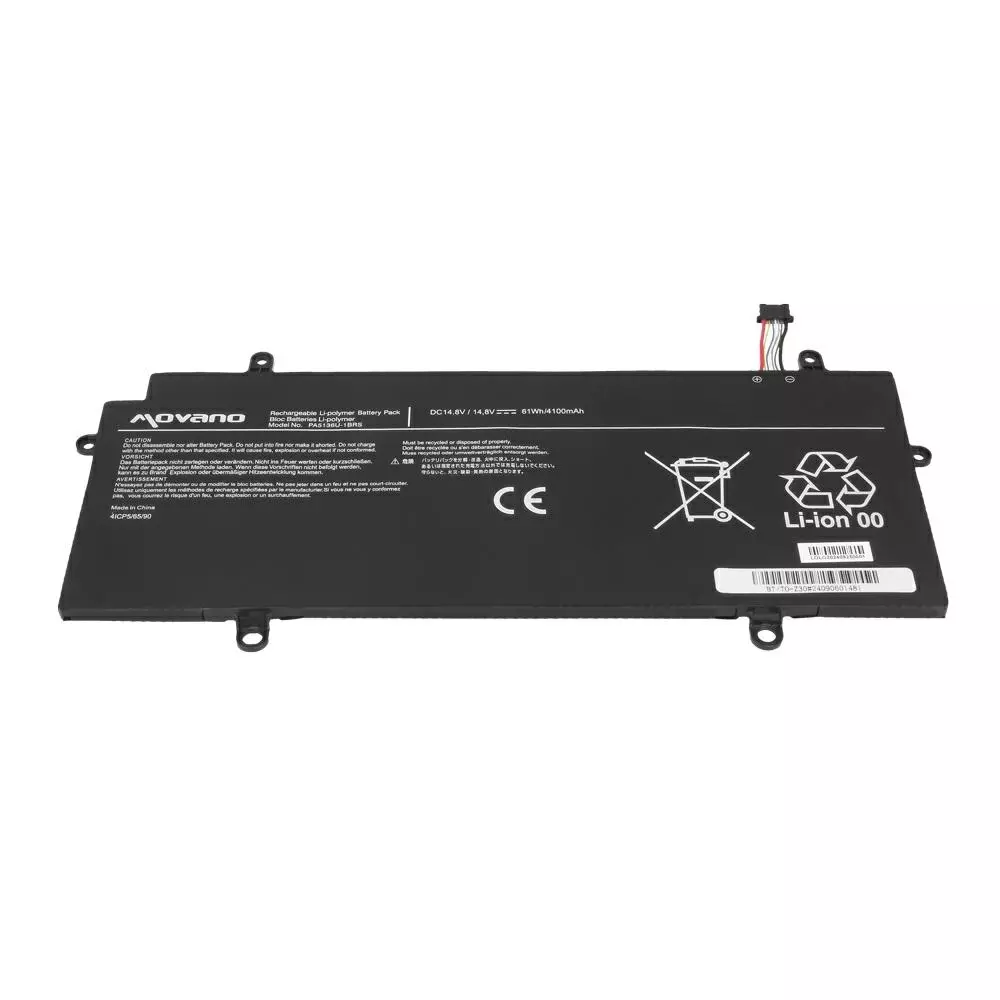 Bater&iacute;a compatible para port&aacute;til TOSHIBA PA5136U-1BRS 14.8V 4100mAh Movano