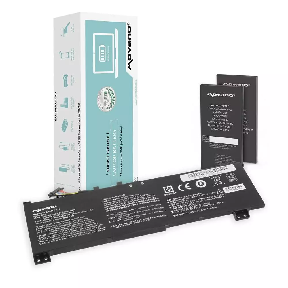 Bater&iacute;a compatible para port&aacute;til LENOVO L20C3PC2 11.52V 3910mAh Movano