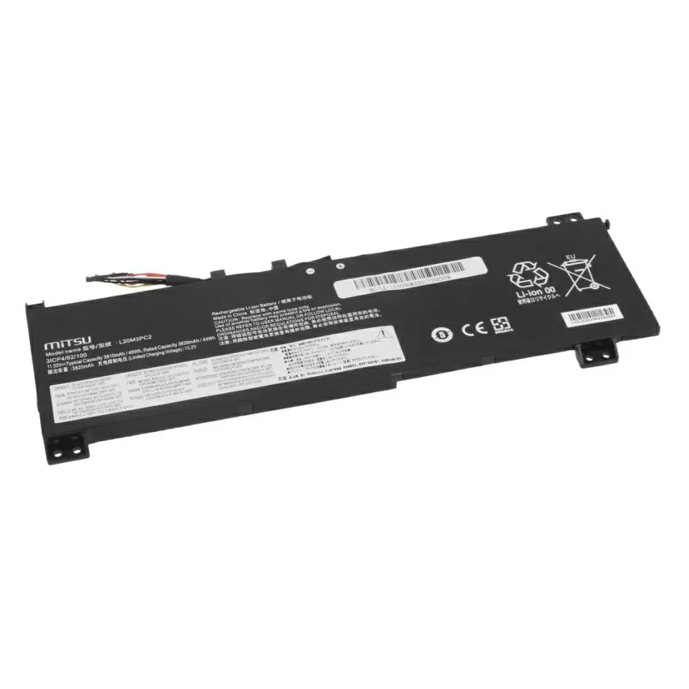 Bater&iacute;a compatible para port&aacute;til LENOVO L20C3PC2 11.52V 3910mAh Mitsu
