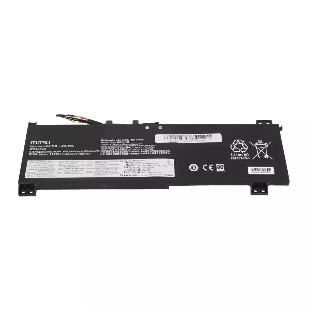 Bater&iacute;a compatible para port&aacute;til LENOVO L20C3PC2 11.52V 3910mAh Mitsu