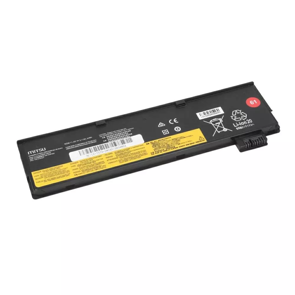 Bater&iacute;a compatible para port&aacute;til LENOVO T570 11.4v 2100 mAh Mitsu