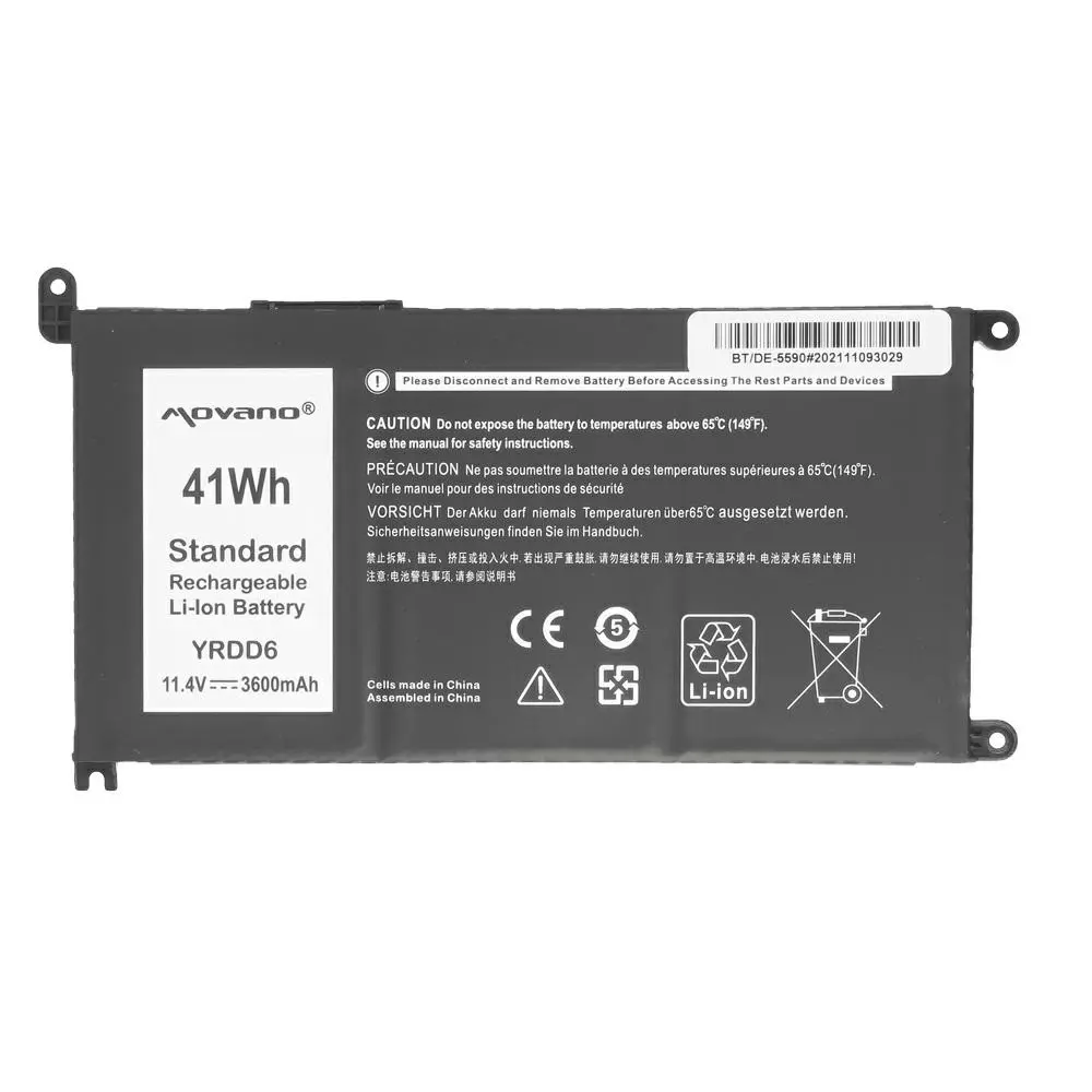 Bater&iacute;a compatible para port&aacute;til DELL Inspiron 5590 11.4V 3600 mAh Movano