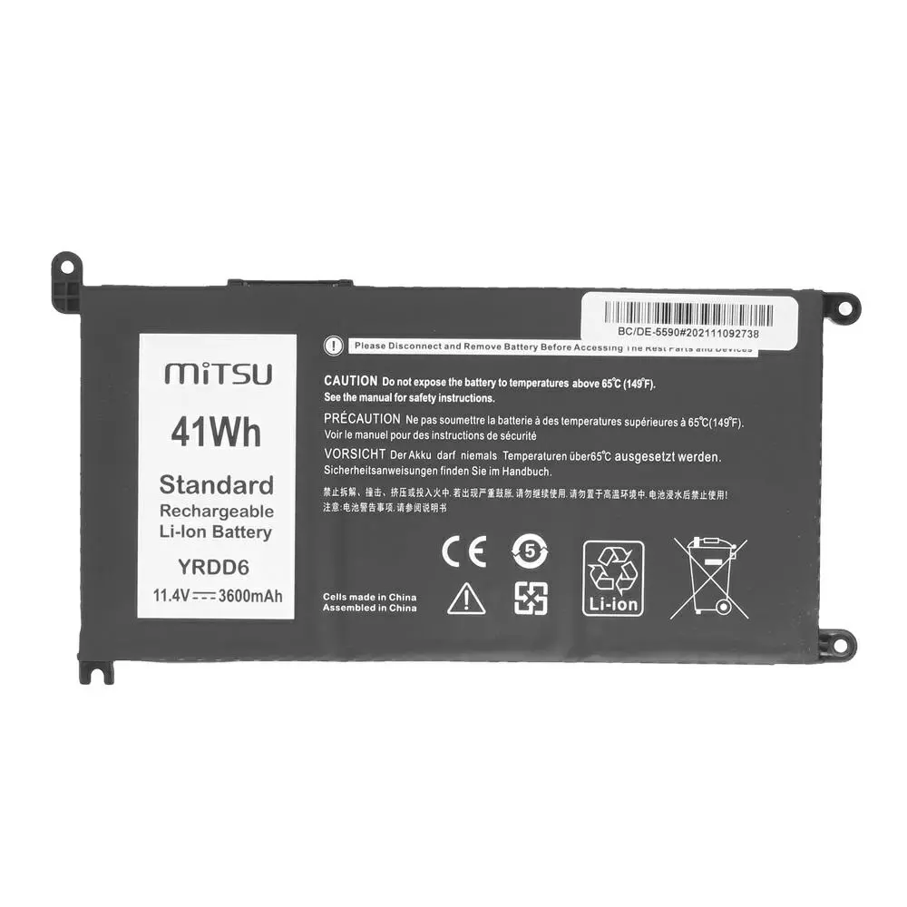 Bater&iacute;a compatible para port&aacute;til DELL Inspiron 5590 11.4V 3600 mAh Mitsu