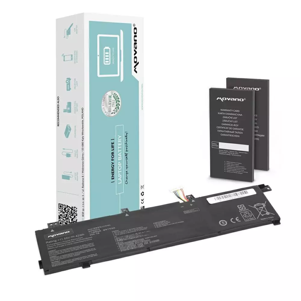 Bater&iacute;a compatible para port&aacute;til ASUS C31N1843 11.1V 3200mAh Movano