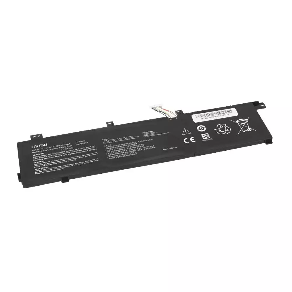 Bater&iacute;a compatible para port&aacute;til ASUS C31N1843 11.1V 3200mAh Mitsu