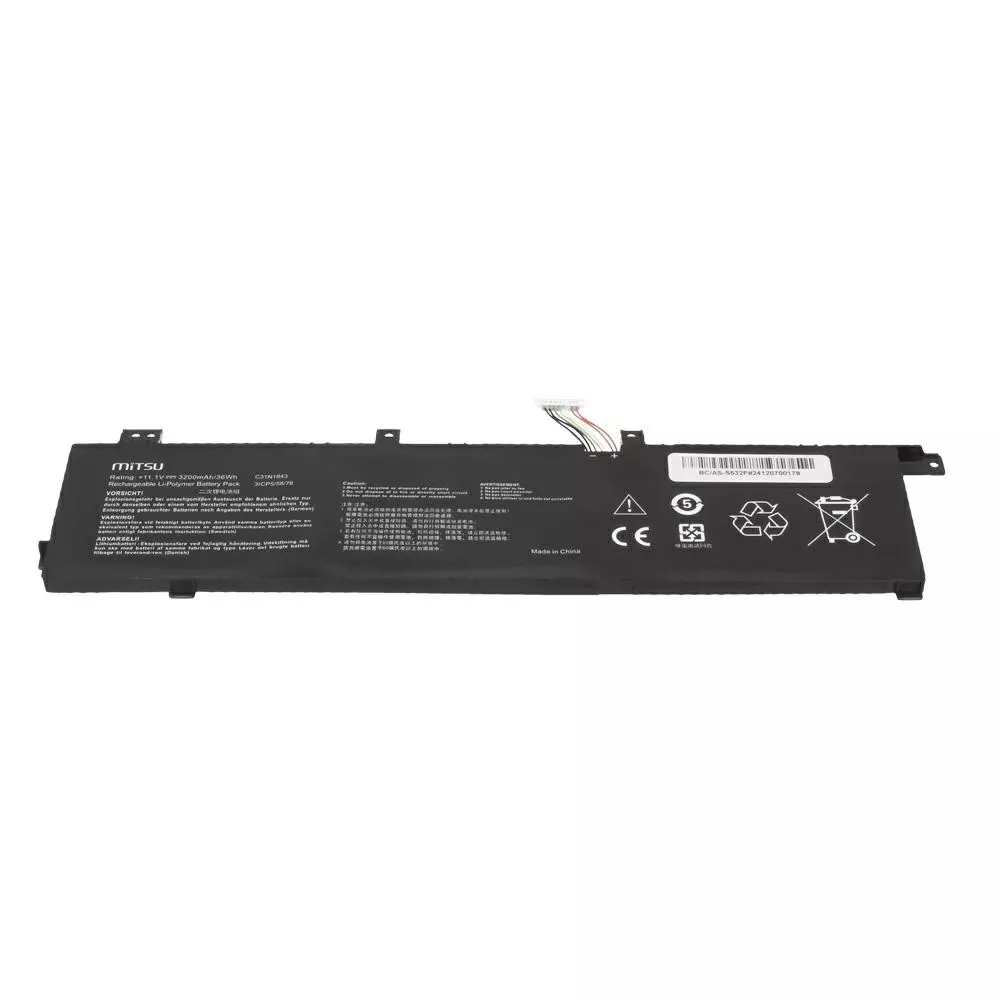 Bater&iacute;a compatible para port&aacute;til ASUS C31N1843 11.1V 3200mAh Mitsu