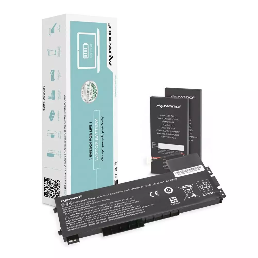 Bater&iacute;a compatible para port&aacute;til HP VV09XL 11.4V 4600mAh Movano