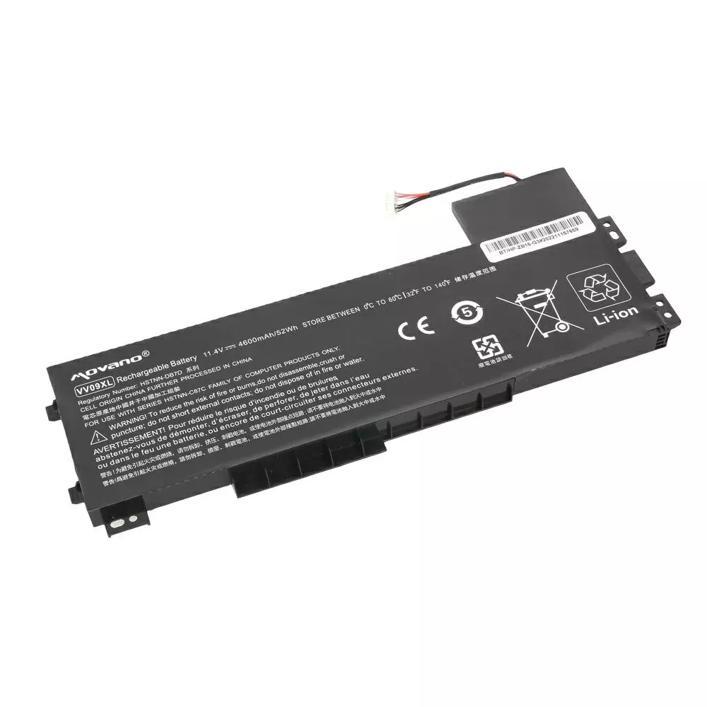 Bater&iacute;a compatible para port&aacute;til HP VV09XL 11.4V 4600mAh Movano