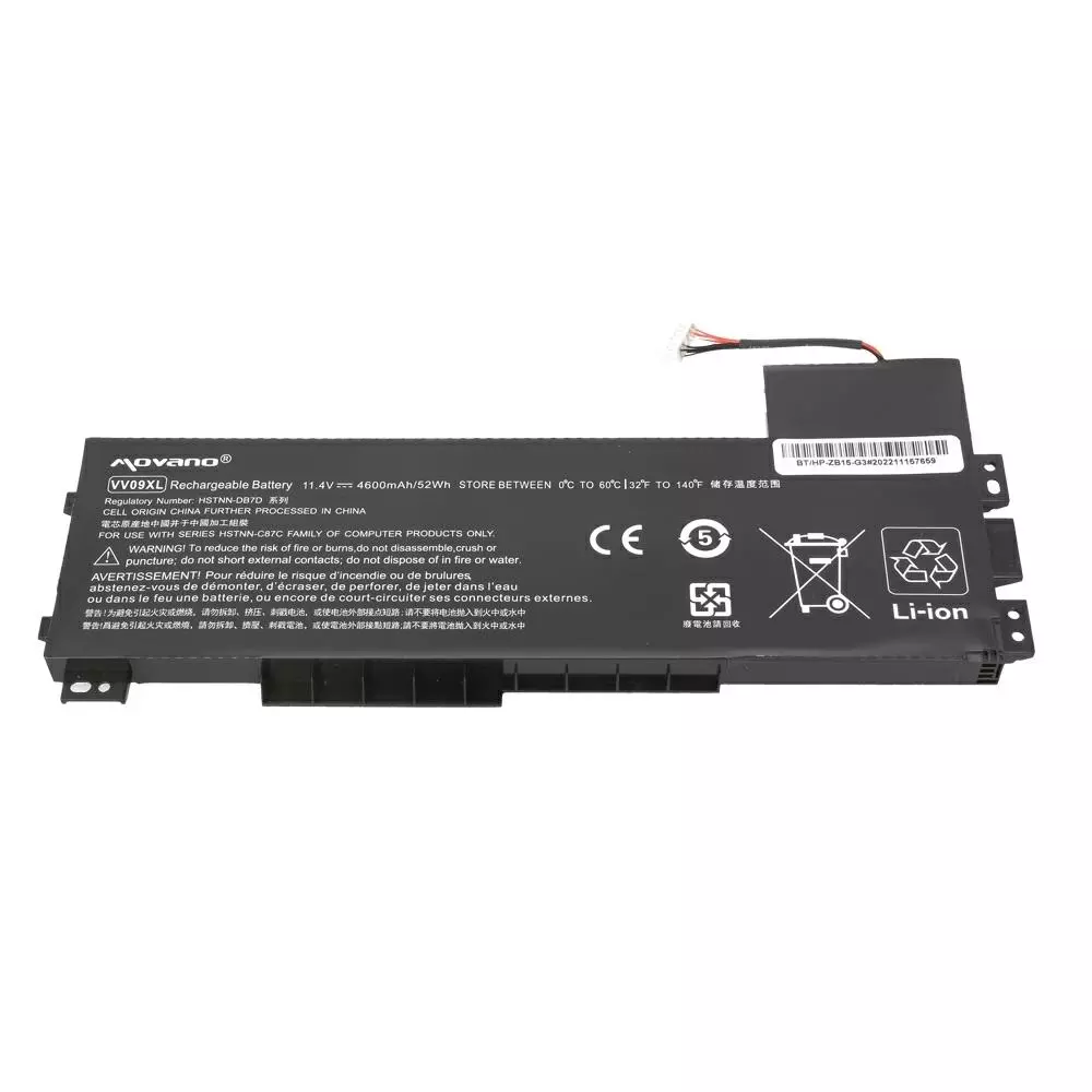 Bater&iacute;a compatible para port&aacute;til HP VV09XL 11.4V 4600mAh Movano