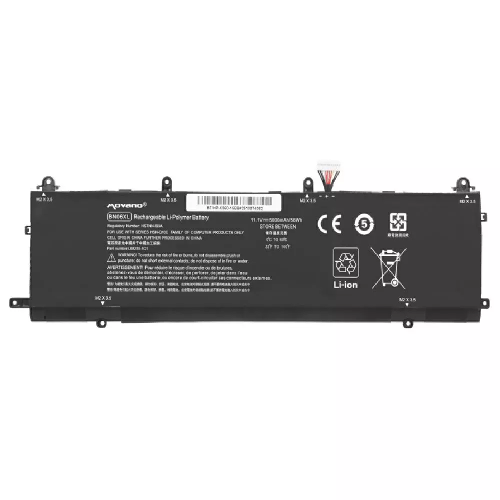 Bater&iacute;a compatible para port&aacute;til HP BN06XL 11.1V 5000mAh Movano