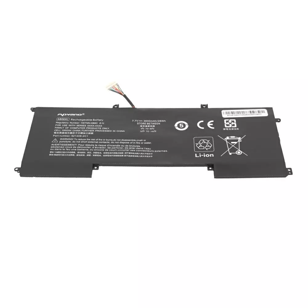 Bater&iacute;a compatible para port&aacute;til HP AB06XL 7.7V 3600mAh Movano