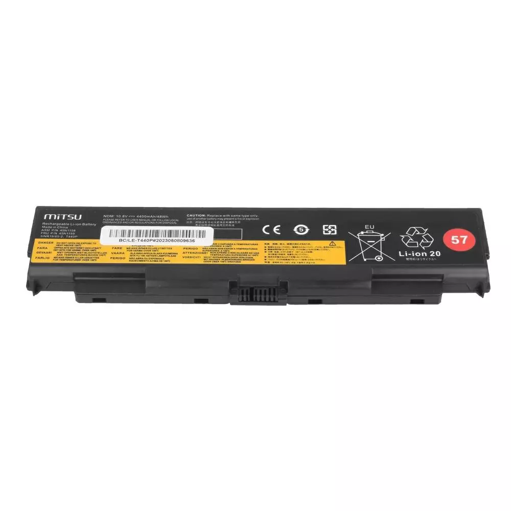 Bater&iacute;a compatible para port&aacute;til LENOVO T440P 10.8v 4400 mAh Mitsu