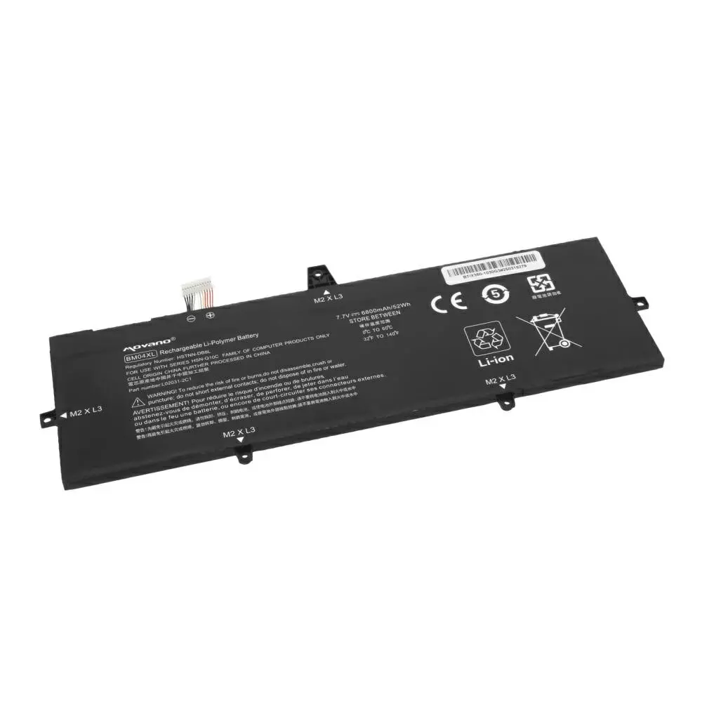 Bater&iacute;a compatible para port&aacute;til HP BM04XL 7.7V 6800mAh Movano