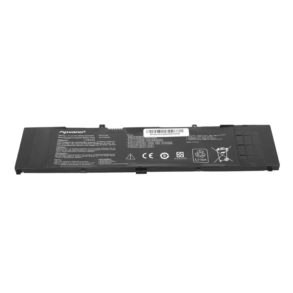 Bater&iacute;a compatible para port&aacute;til ASUS B31N1535 11.4V 3900mAh Movano