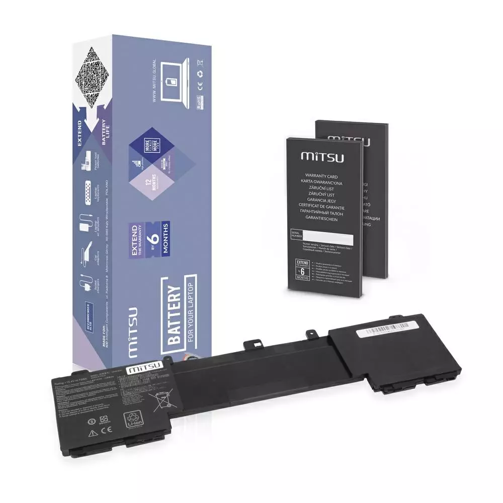 Bater&iacute;a compatible para port&aacute;til ASUS C42N1630 15.4V 4790mAh Mitsu