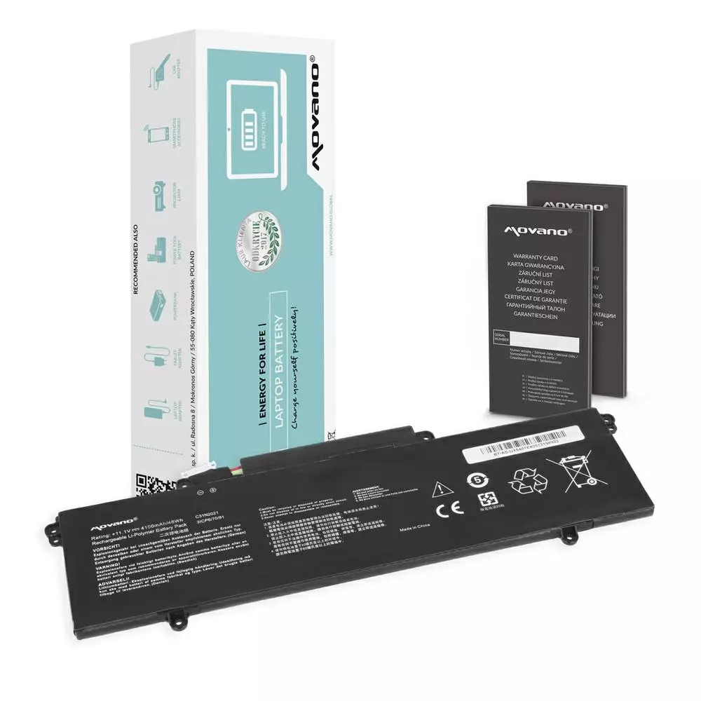 Bater&iacute;a compatible para port&aacute;til ASUS C31N2021 11.1V 4100mAh Movano