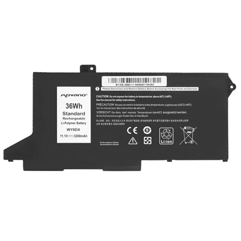 Bater&iacute;a compatible para port&aacute;til DELL Latitude 5420 11.1V 3200 mAh Movano