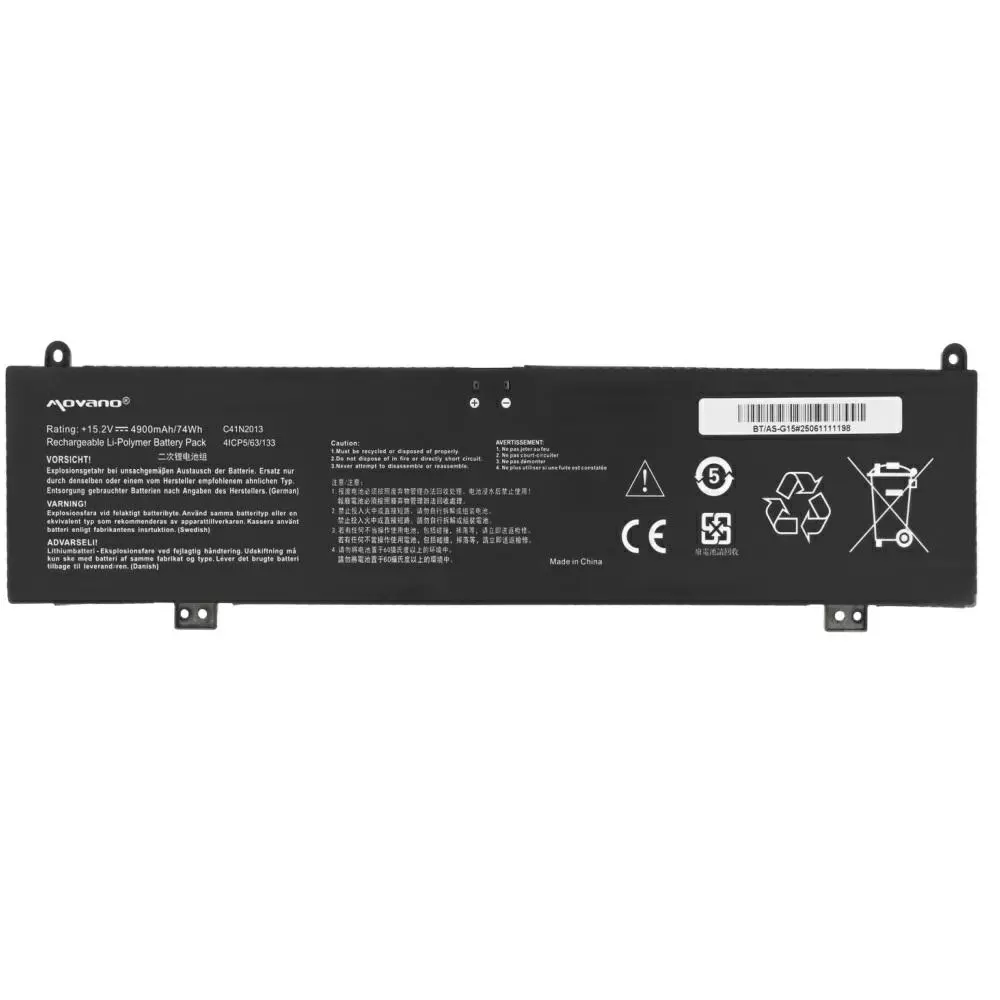 Bater&iacute;a compatible para port&aacute;til ASUS C41N2013 15.2V 4900mAh Movano