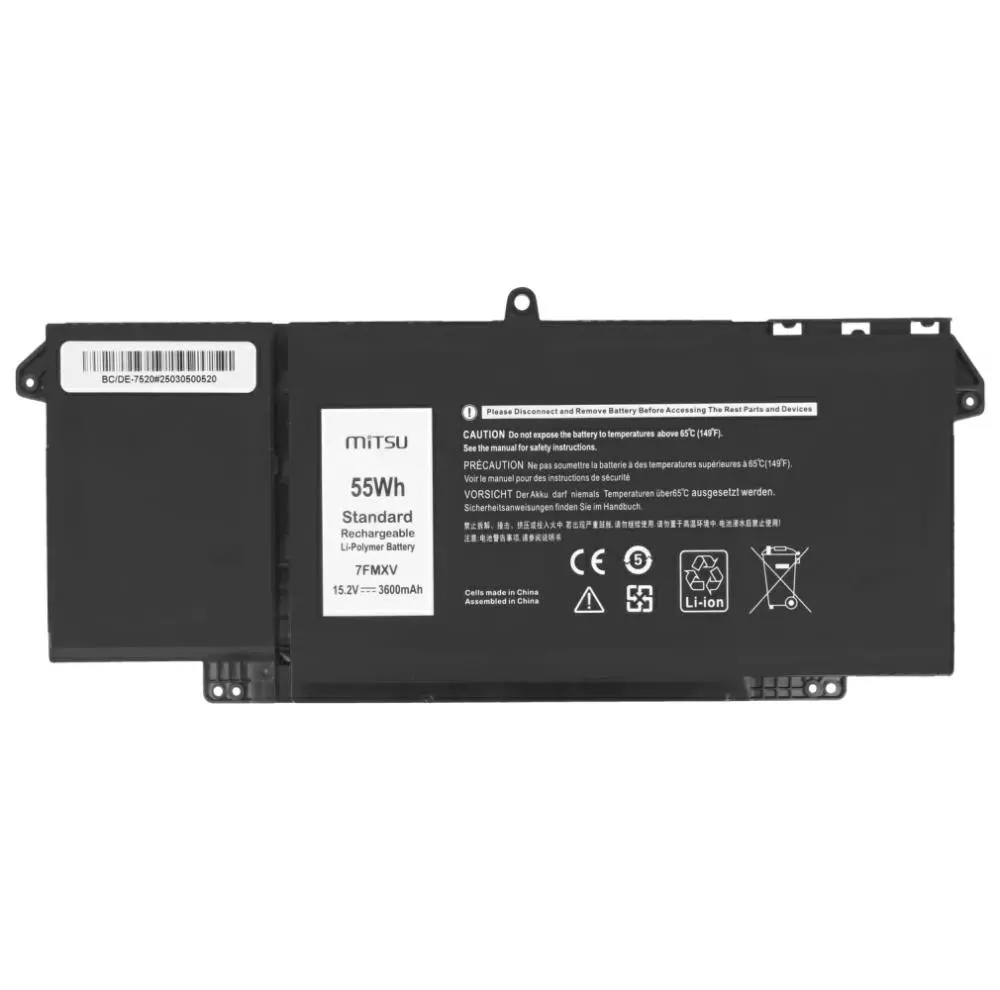 Bater&iacute;a compatible para port&aacute;til DELL Latitude 5320 15.2V 3600 mAh Mitsu